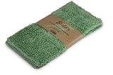Shaggie Chenille Dish/Washcloth, 10-Inch-by-10-Inch, Moss