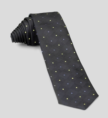 Autograph Pure Silk Check & Spot Tie