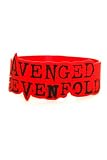 Avenged Sevenfold Logo Die-Cut Rubber Bracelet