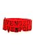 Avenged Sevenfold Logo Die-Cut Rubber Bracelet
