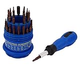 uxcell スクリュードライバーセット ノンスリップハンドル ドライバーセット アンチスリップグリップ