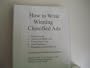 How to Write Winning Classified Ads (Marketing for Small Businesses, Volume 1 - Classified Advertising)