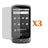 HTC Google Nexus One Reusable Screen Protector Shield - 3 Pack