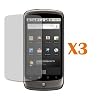 Three LCD Screen Guards / Protectors for HTC Google Nexus One
