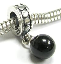 925 Sterling Silver Swarovski Crystal Mystic Black Pearl Dangle Bead European Story Charm Bracelets Jewelry