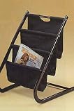 Black Magazine Rack