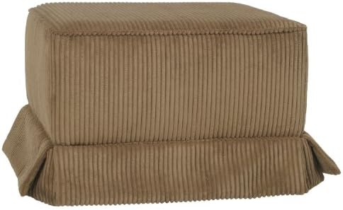 Little Castle Ottoman Gliding Plush, Chocolate