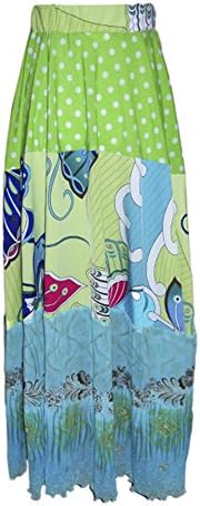 TwirlyGirl Groovalicious Maxi Skirt Girls Green Skirts Twirly Fun Unique | Looking Mint Size 6