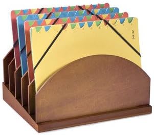 Stack and Style Wood Step-Up Project Management File Caddy Finish: Cherry