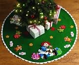 Raggedy Ann - Christmas Morning Tree Skirt Felt Applique Kit