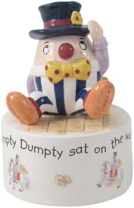 Belleek UNIV25037 Humpty Dumpty Musical Box, 4.9-Inch, Multicolor