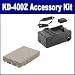 Konica KD-400Z Digital Camera Accessory Kit includes: SDNP500 Battery, SDM-152 Charger