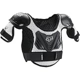 Fox Racing Titan Pee Wee Roost Deflector Youth Medium/Large (ages 5-7) Black/Silver