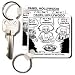 Londons Times Funny Society Cartoons - Einstein s Theory Of Relatives - Key Chains