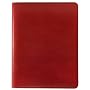 Genuine Italian Leather Refillable Notebook, Wire-O Spiral, Ruled, Perforated Pages,9 Inch