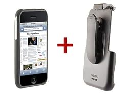 Seidio Innocase II Surface Combo Soft Touch Case & Holster for iPhone 3G and 3GS - Ash Grey