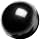 DimcoGray Black Phenolic Ball Knob Female, Brass Insert: 1/2-20" Thread x 5/8" Depth, 1-3/8" Diameter x 1-19/64" Height x 5/8" Hub Dia  (Pack of 10)