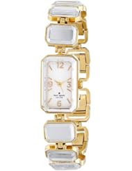 kate spade new york Womens 1YRU0328 Clear Gold Wythe Bracelet Watch