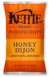 Kettle Chips, Honey Dijon, 5-Ounce Bags (Pack of 15)