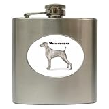Weimaraner Hip Flask (6 oz)