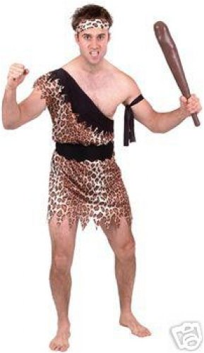 Adult Caveman Leopard Tunic Costume
