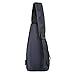 Yuhan Shoulder Sling Backpack Men Women Chest Gym Fanny Bag Sack Satchel Outdoor (Black)
