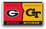 Georgia Tech Yellow Jackets Rivalry Flag