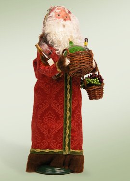 Byers Choice Wine Santa 2011
