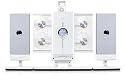 iLuv i9200 4 CD / MP3 Vertical Loading Hi-Fi Audio System with iPod Docking Station - White