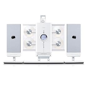 iLuv I9200-WHT 4-CD Hi-Fi Audio System with iPod Docking Station