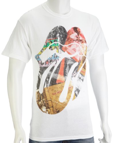 Bravado Men's Rolling Stones Album T-Shirt White 