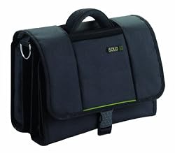 SOLO Tech Collection Mini Instant-Messenger Airport Security-Friendly Case for 10.2 Inch Netbooks, iPads, e-Readers, Black, TCA511-4