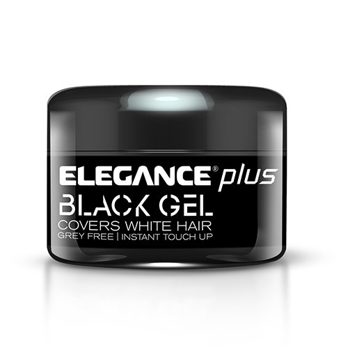 Elegance Plus Gel and Color, Black, 3.5 Ounce