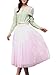 V28 Women 6-layer Mid Tulle Tutu Ballet Ruffle Bridal Petticoat Princess Skirt