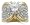 14K Gold Plated Solitaire Pave CZ Engagement Ring