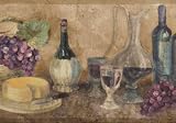 Coffee Wine Tasting Wallpaper Border