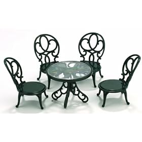 Sylvanian Families Ornate Garden Table And Chairs