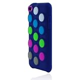 Incipio iPod touch 4th Gen dotties Silicone Case (Navy Blue)