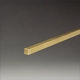 e-kanamono 真鍮角棒 6x6x3640mm 生地(表面処理なし)