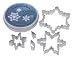 Snowflake Cookie Cutters Set of 5