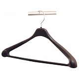LORELL / Suit Hanger, 1 Piece, 17", Plastic, 24/PK, Black / LLR01064 / Sold as 24 Per Pack / Mfr Par...