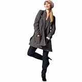 Cropped tweed coat