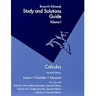 Study and Solutions Guide Volume 1 Calculus by Bruce H. Edwards