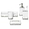 Simply Shabby Chic Bath Collection - Brushed Silver