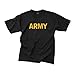 Rothco Mens Physical Training PT Workout T-Shirt, Army - Black - L