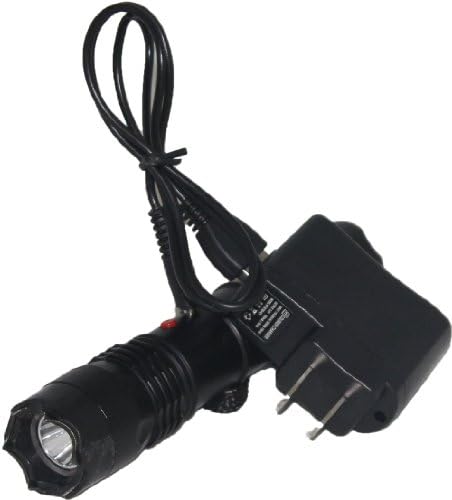 CHEETAH Mini Volta Tactical Stun Gun with 180 Lumens Flashlight, Black