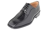 FIRST CLASS ELEGANT LEATHER LINE OXFORD DESIGNER FASHION DRESS SHOE FOR MEN. GIORGIO by AMERICAN SHOE FACTORY Style# 1881-35 LEATHER-JET BLACK FASHION