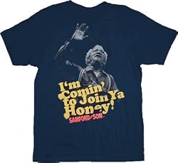 Sanford and Son I'm Comin' To Join Ya Honey! Navy T-Shirt Tee