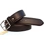 Dark Brown Stylish Italian leather belt by Kenneth Brownne -