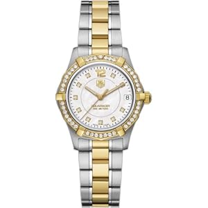 TAG Heuer Women's Aquaracer Two-Tone Diamond Accented Watch #WAF1350.BB0820